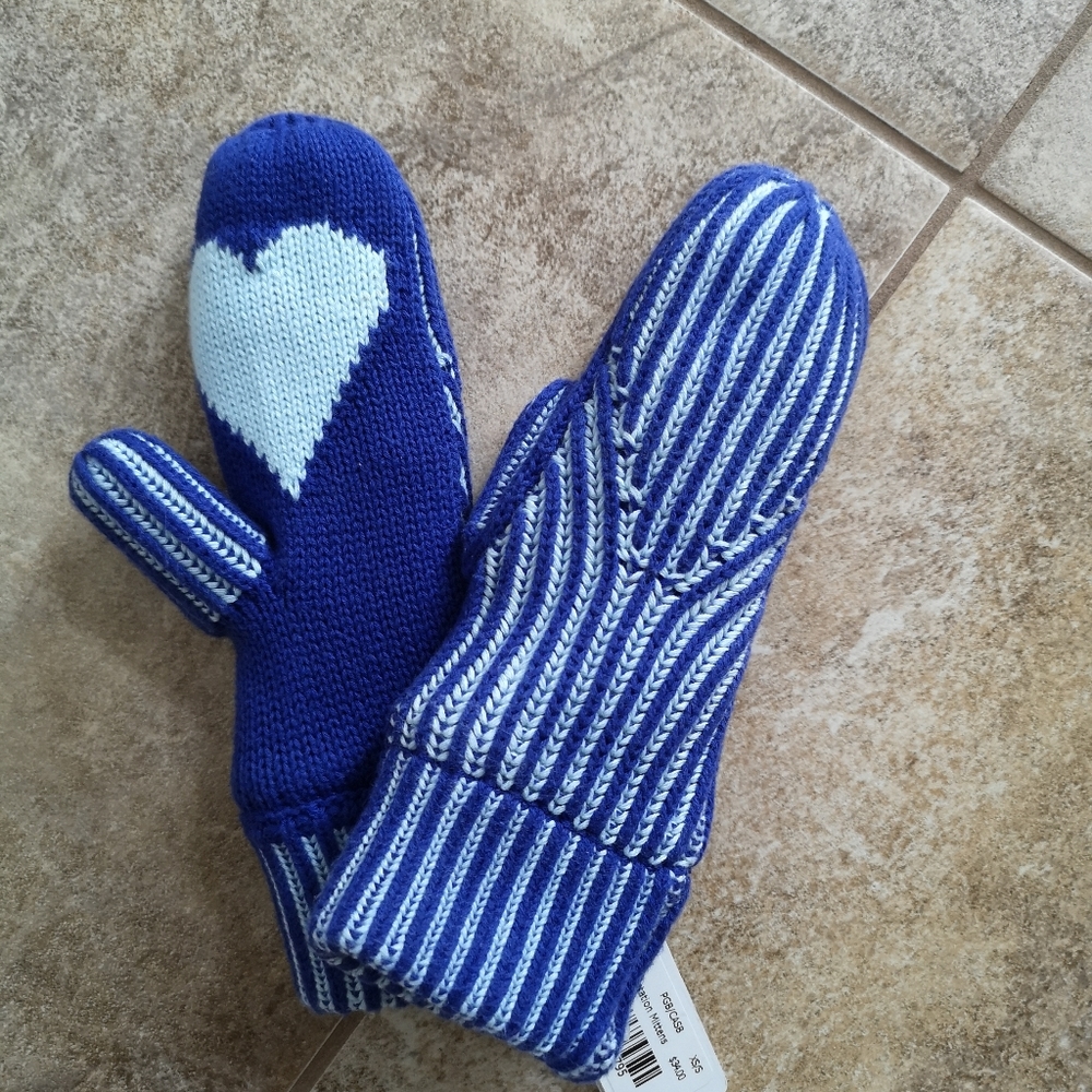 Ivivva blue mittens NEW size xs/s